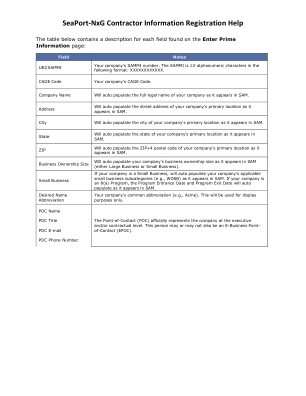 SeaPort-NxG 承包商信息注册帮助